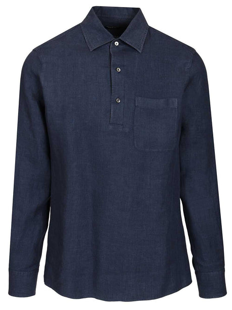 Zegna Linen Shirt - Blue