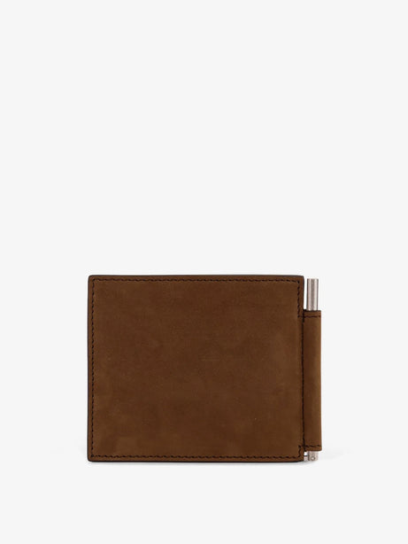 Tom Ford Nubuck wallet - Olivebrown