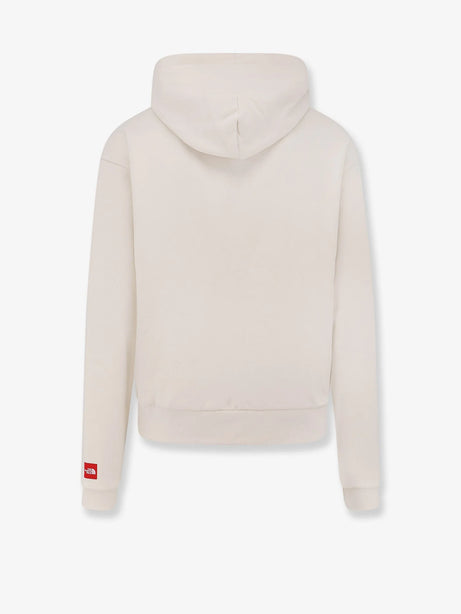 The North Face Cotton blend sweatshirt with hood - White