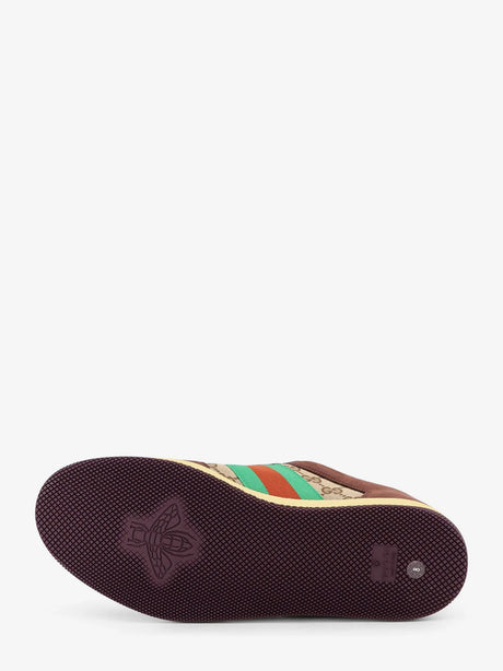 Gucci GG fabric leather sneakers - Be/Bu/Ho/Ns-Nr-Ns/Mw