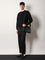 Gucci Leather GG Emblem crossbody bag with embossed GG motif - Black