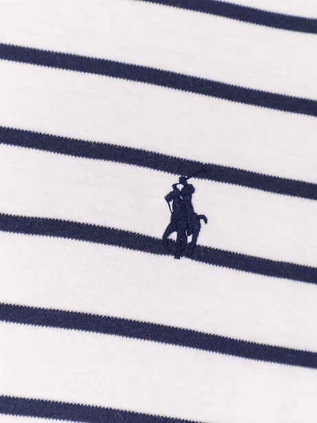 Polo Ralph Lauren Cotton t-shirt with striped pattern - White Refined Navy