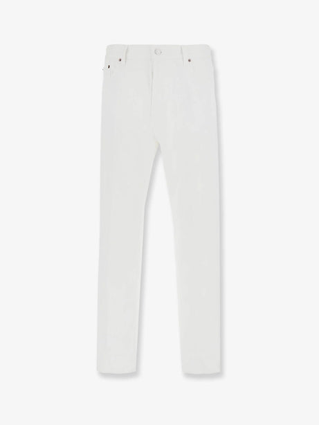 Celine Boyfriend cotton trousers - Whiteheavystonewash