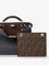 Fendi Peekaboo ISeeU Small leather crossbody bag - Asfsabbia
