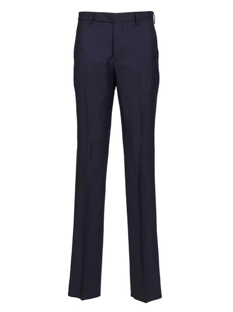 Paul Smith Slim Fit Wool Trousers - Blue