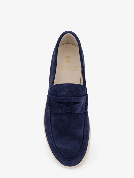 Brunello Cucinelli Suede loafers - Midnight Blue
