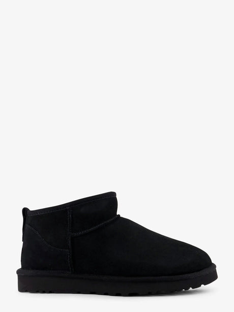 Ugg Classic Ultra Mini suede ankle boots - Black