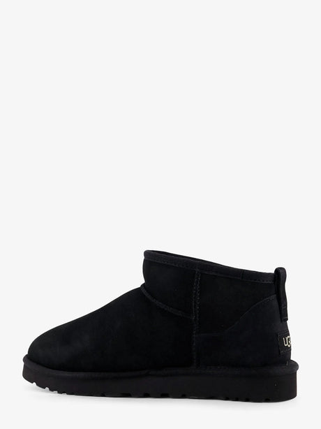 Ugg Classic Ultra Mini suede ankle boots - Black