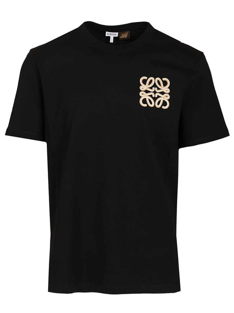 Loewe Paula'S Ibiza Relaxed Fit Cotton T-Shirt - Black