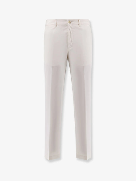 Boss Cotton and silk trousers - Open White