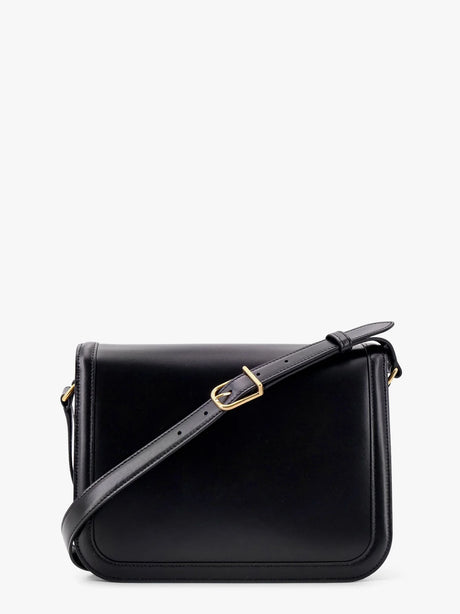 Valentino Garavani Valentino garavani 9to5 leather shoulder bag with vlogo signature closure - Nero