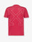 Off White Cotton T-shirt - Coral Red - W