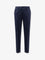 Boss Cotton and silk trousers - Dark Blue