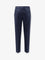 Boss Cotton and silk trousers - Dark Blue