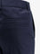 Boss Cotton and silk trousers - Dark Blue