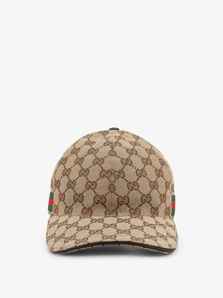 Gucci GG Fabric baseball hat - Ebo Cocoa
