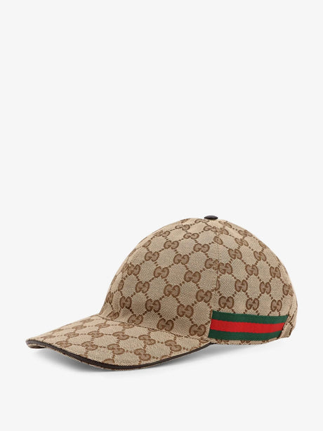 Gucci GG Fabric baseball hat - Ebo Cocoa