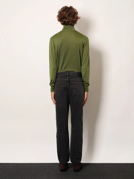 Saint Laurent Long Mick black denim trousers - Westwood Black