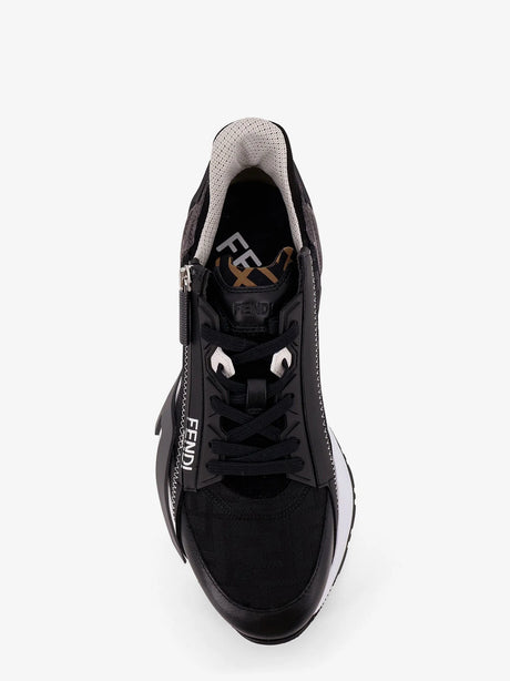 Fendi Fendi Flow slip-on sneakers - Nero+Nero+Antracite