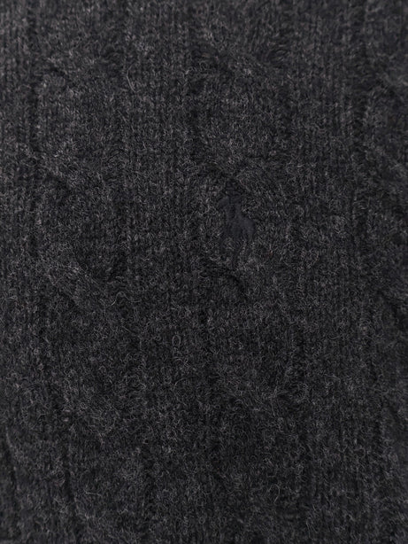 Polo Ralph Lauren Wool and cashmere cable knit sweater - Darkgranitehthr