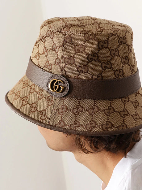 Gucci GG fabric Fedora hat - Cacao Beige