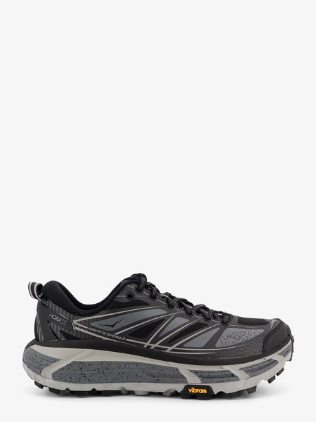 Hoka U Mafate Speed 2 mesh and rubber sneakers - Nero