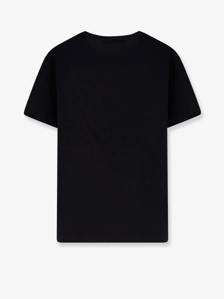 Dolce & Gabbana Cotton T-shirt with logo patch - Nero