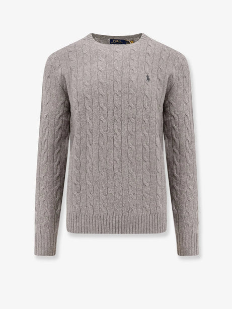 Polo Ralph Lauren Wool an cashmere cable knit sweater - Fawngreyheather