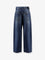 Givenchy Twisted stone-washed denim jeans - Dark Blue