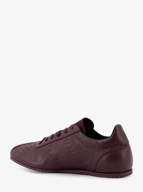 Ami Paris Leather low-top sneakers - Cerise