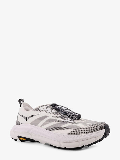 Hoka U Mafate Speed 4 Lite TS technical fabric sneakers - Bianco