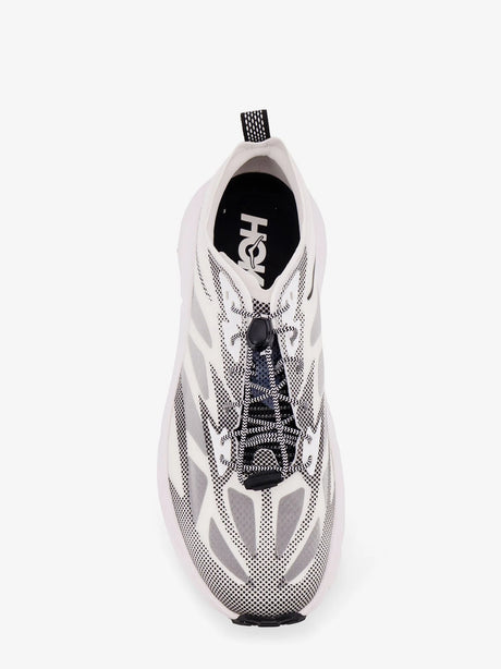 Hoka U Mafate Speed 4 Lite TS technical fabric sneakers - Bianco