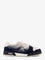 Fendi Match leather sneakers with suede inserts - Navy Bianco Navy