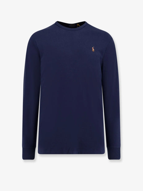 Polo Ralph Lauren Cotton t-shirt with Logo embroidery - Refined Navy
