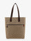Gucci GG Fabric shopping bag - B.Ebony/Cocoa/Vrv