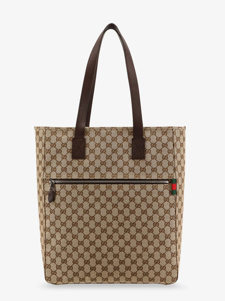 Gucci GG Fabric shopping bag - B.Ebony/Cocoa/Vrv
