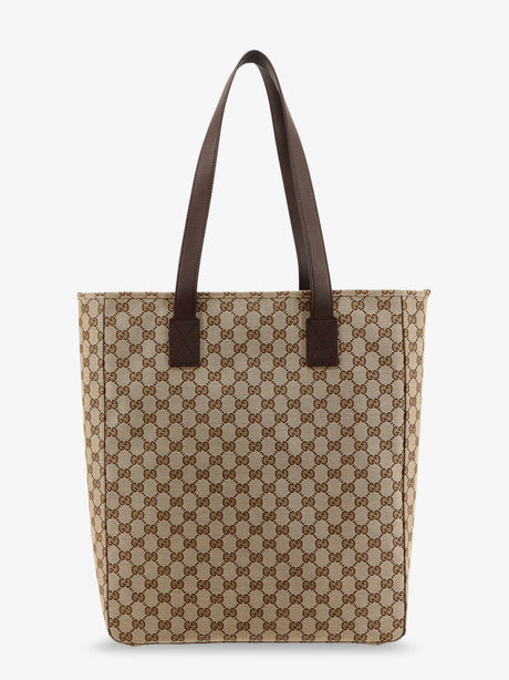 Gucci GG Fabric shopping bag - B.Ebony/Cocoa/Vrv