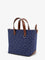 Fendi FF jacquard fabric and leather shopping bag - Stone