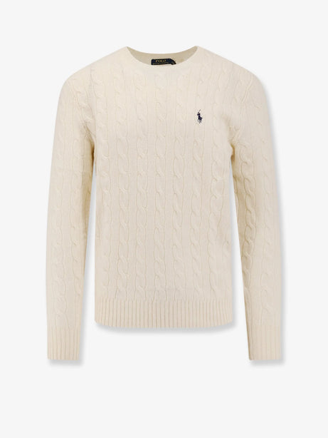 Polo Ralph Lauren Wool and cashmere cable knit sweater - Andovercream