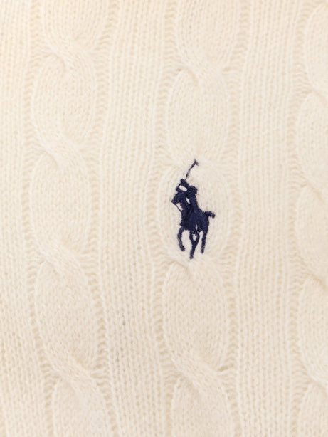 Polo Ralph Lauren Wool and cashmere cable knit sweater - Andovercream