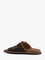 Fendi Feel sandals in FF jacquard fabric - Tabacco Nero+Sand