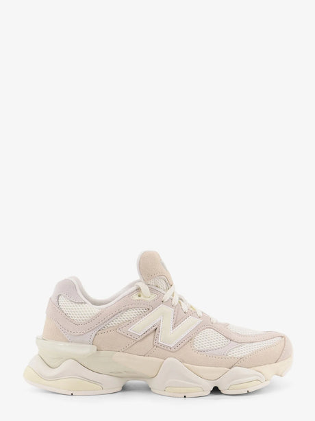 New Balance 9060 suede and mesh low-top sneakers - Angora