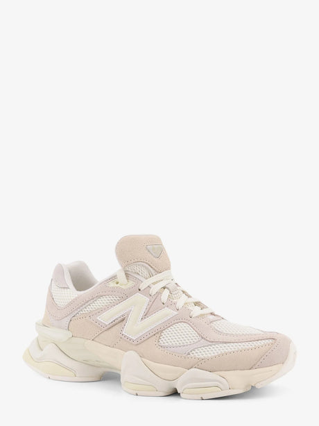 New Balance 9060 suede and mesh low-top sneakers - Angora