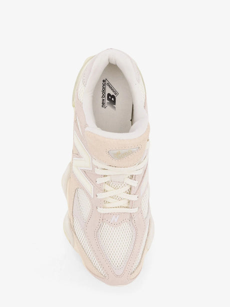 New Balance 9060 suede and mesh low-top sneakers - Angora