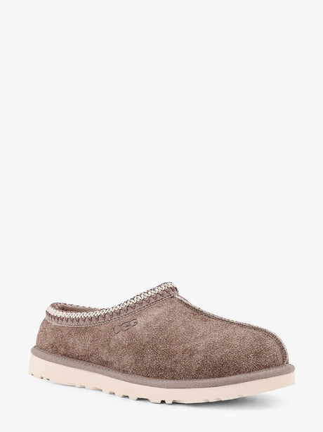 Ugg Tasman shaggy suede mule - Marrone