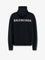 Balenciaga Cotton hooded sweatshirt - Faded Black/White