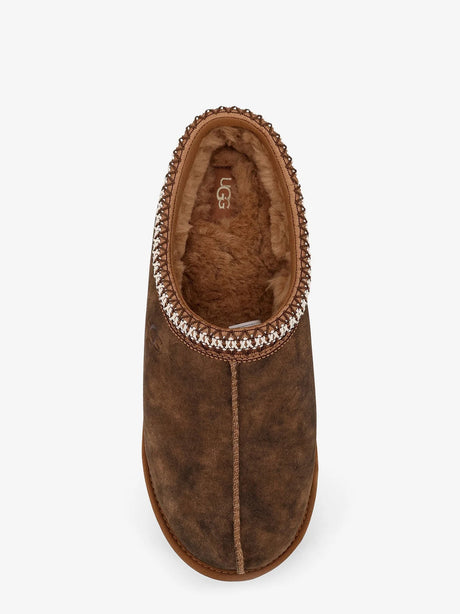 Ugg Tasman Baxter suede slip-on - Chestnut