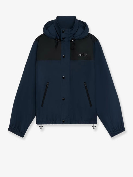 Celine Bicolor nylon jacket - Navy