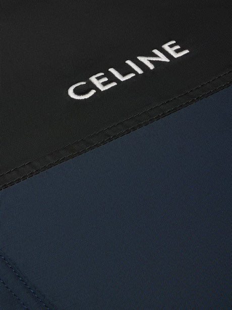 Celine Bicolor nylon jacket - Navy