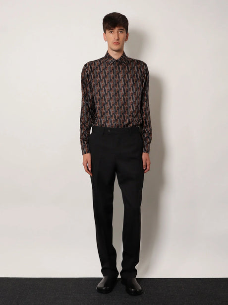 Fendi Virgin wool trousers - Nero